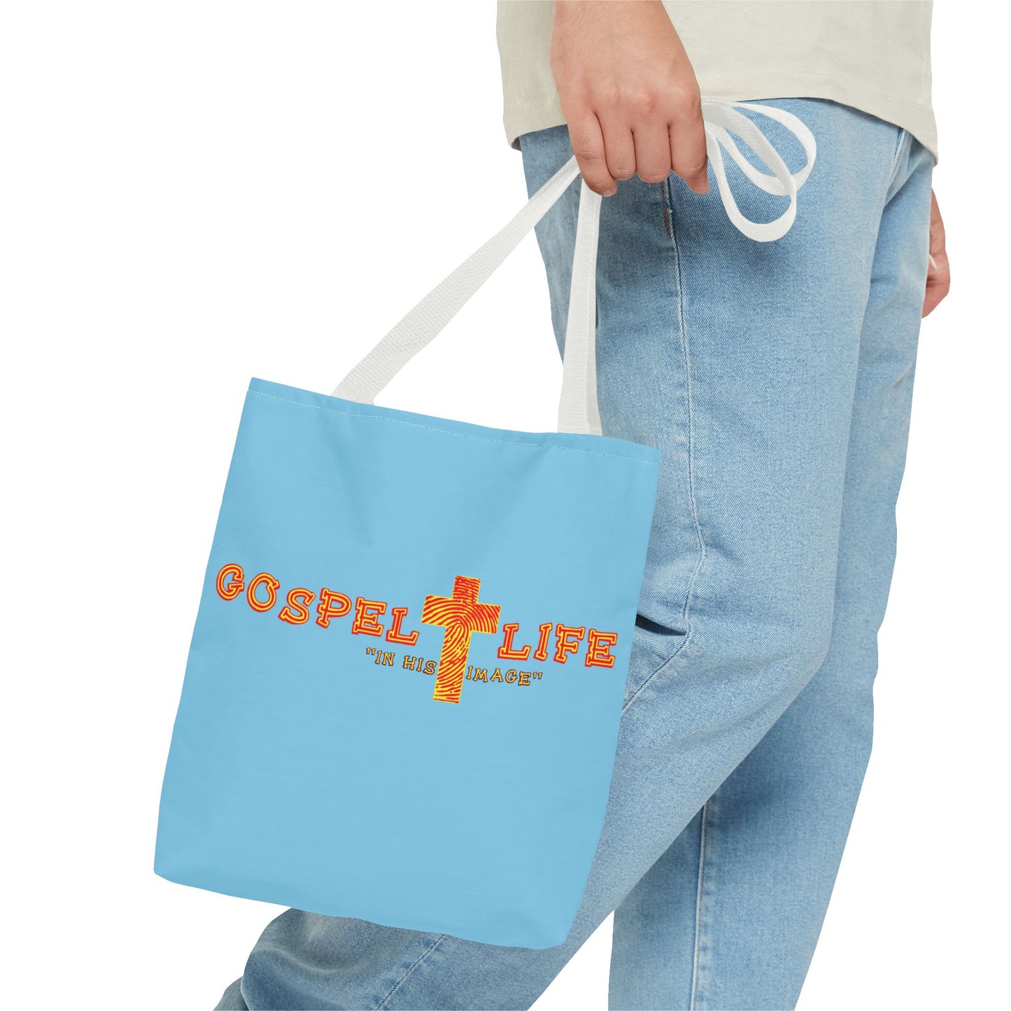 Gospel Life Tote Bag - Faith-Inspired Eco-Friendly Bag, Perfect for Church, Gift, Shopping, or Everyday Use