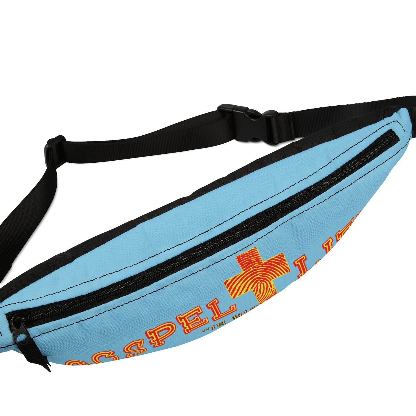 Gospel Life Fanny Pack - Stylish Cross Bag, Festival Accessory, Sports Gear, Everyday Essentials, Faith-Inspired Gift