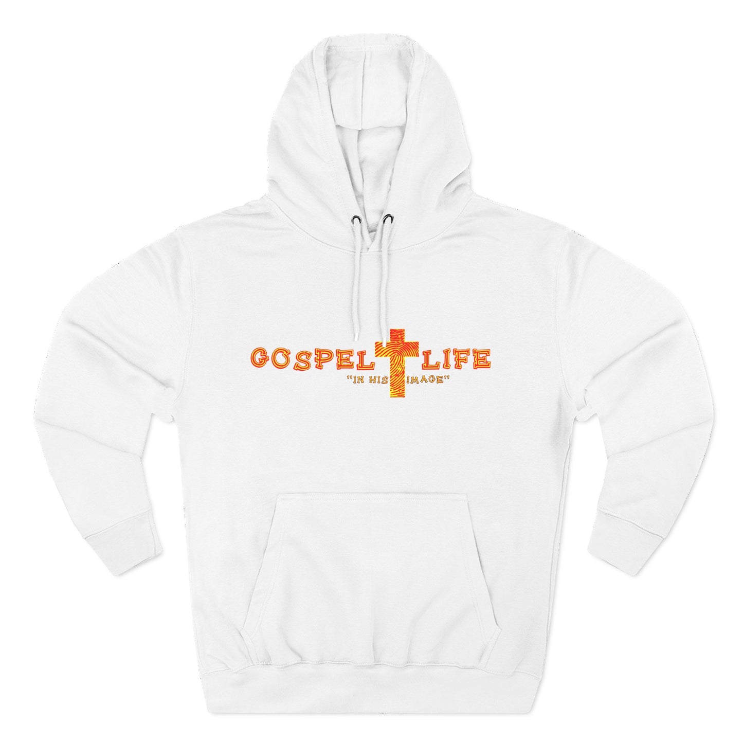 Three-Panel Fleece Hoodie