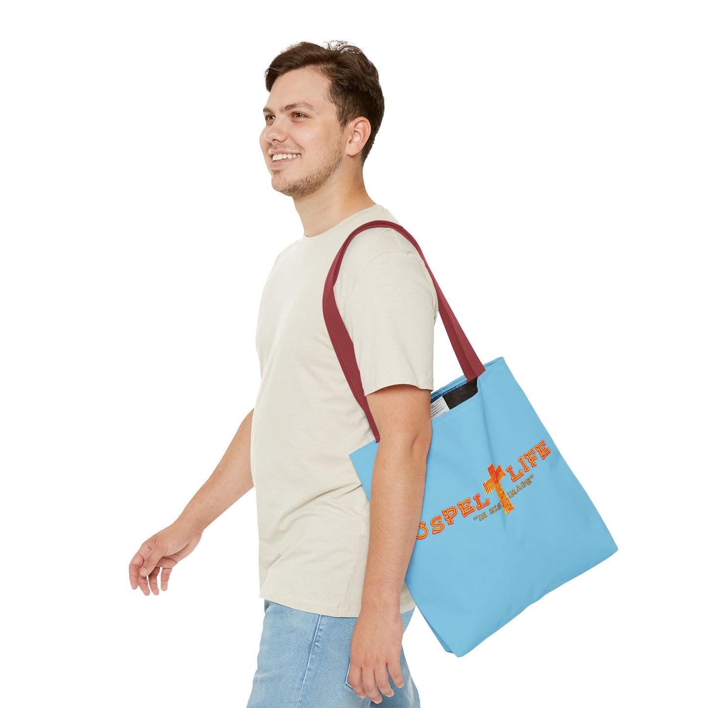 Gospel Life Tote Bag - Faith-Inspired Eco-Friendly Bag, Perfect for Church, Gift, Shopping, or Everyday Use