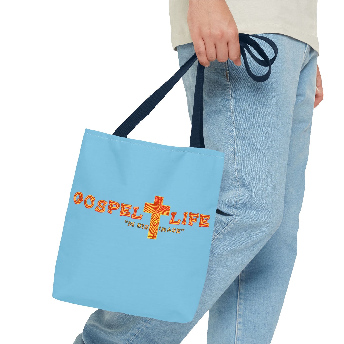 Gospel Life Tote Bag - Faith-Inspired Eco-Friendly Bag, Perfect for Church, Gift, Shopping, or Everyday Use